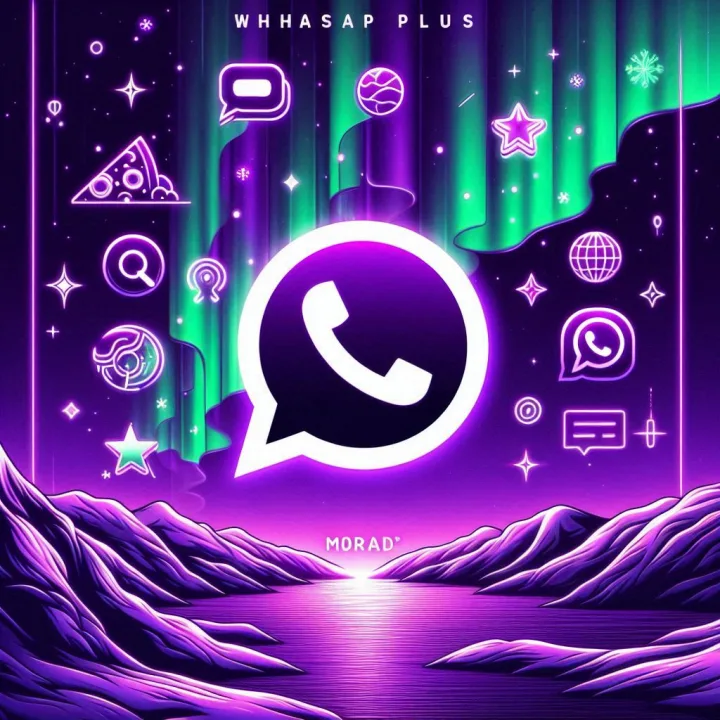 WhatsApp Plus Morado