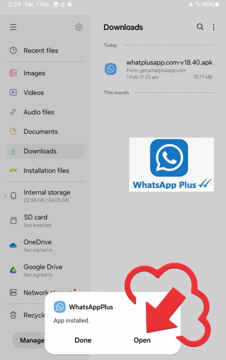 Aplicación instalada